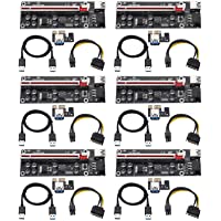 Los mejores  - BEYIMEI PCI-E1X a 16X cable de extensión de tarjeta vertical- con cable de extensión USB 3.0 de 0-6 m y cable de…
